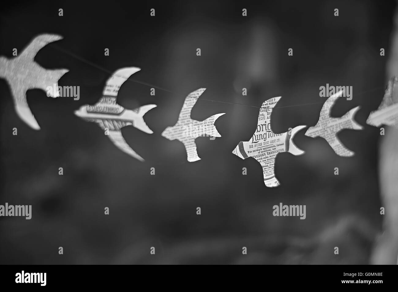 Quotidiano fatto a mano decorazione degli uccelli Foto Stock