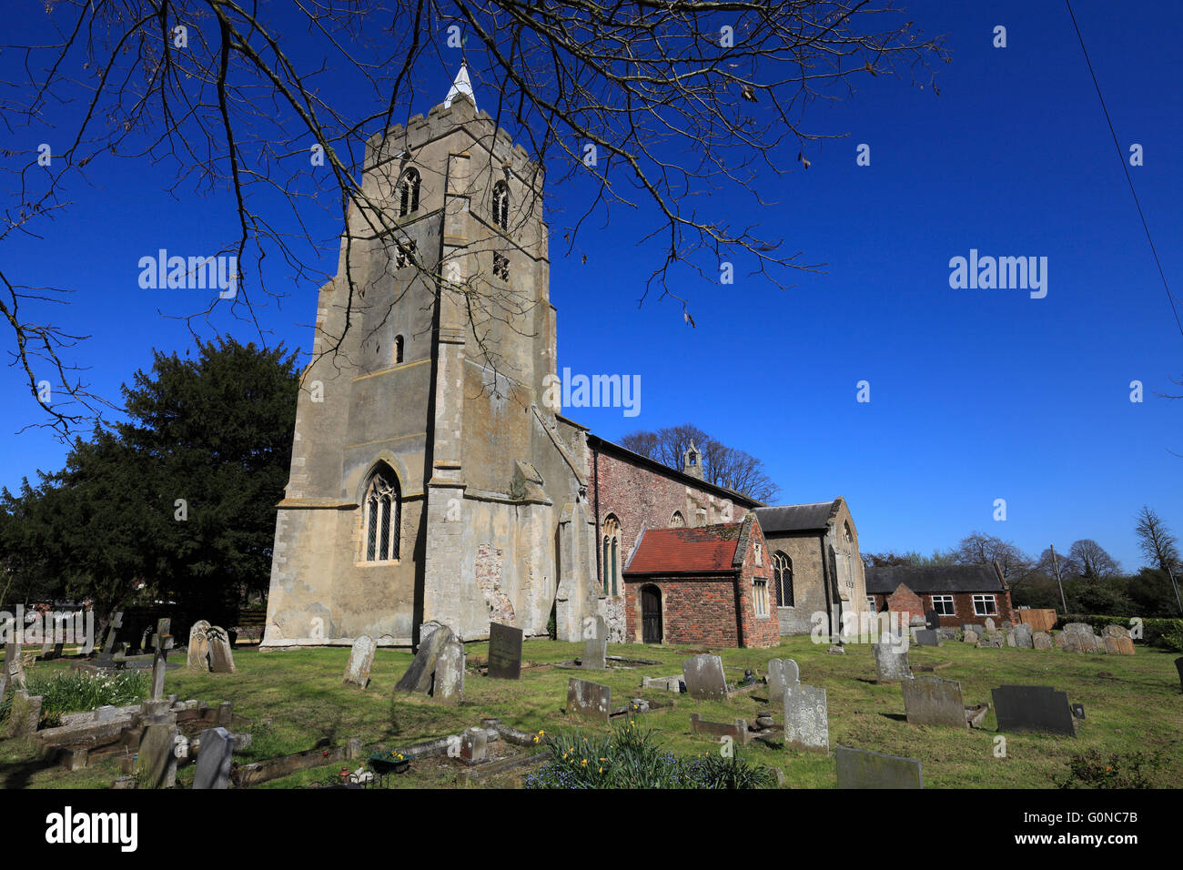 Chiesa di San Pietro a ovest di Lynn, Norfolk, Inghilterra. Foto Stock