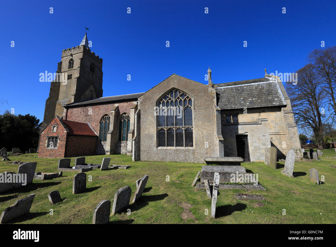 Chiesa di San Pietro a ovest di Lynn, Norfolk, Inghilterra. Foto Stock