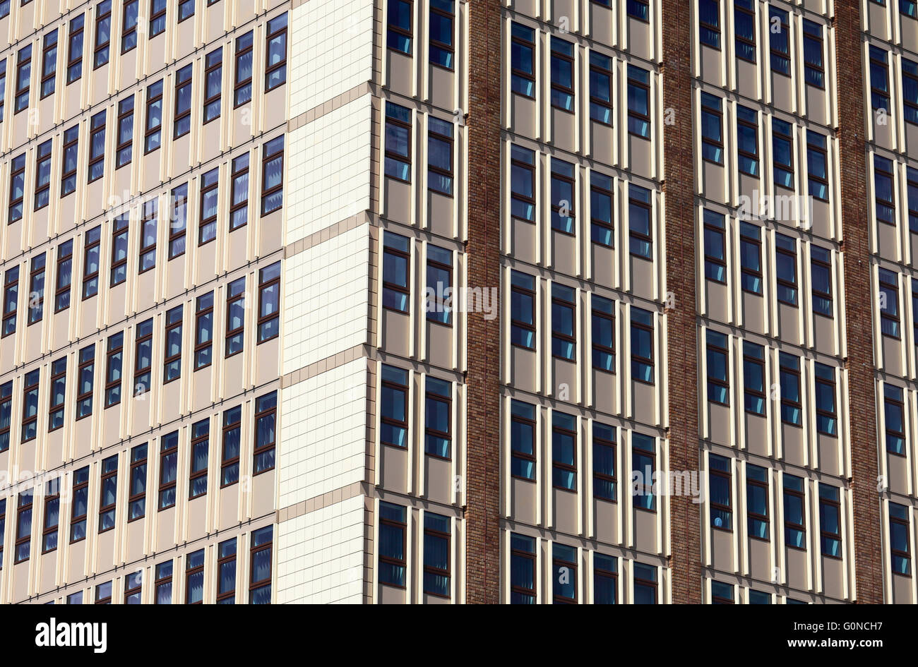 County Hall Norwich ufficio finestre. Foto Stock