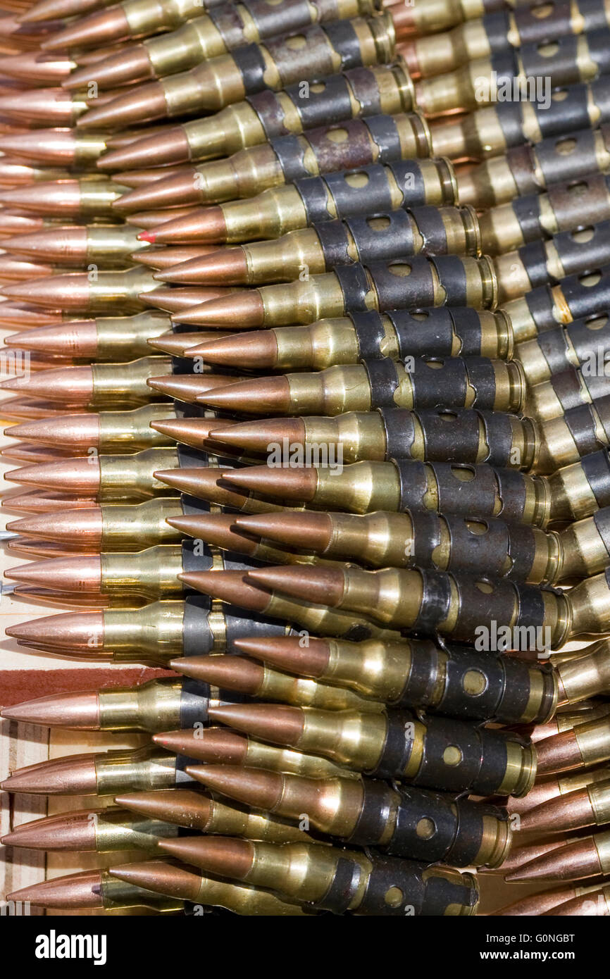 Machine gun cartridges immagini e fotografie stock ad alta risoluzione -  Alamy