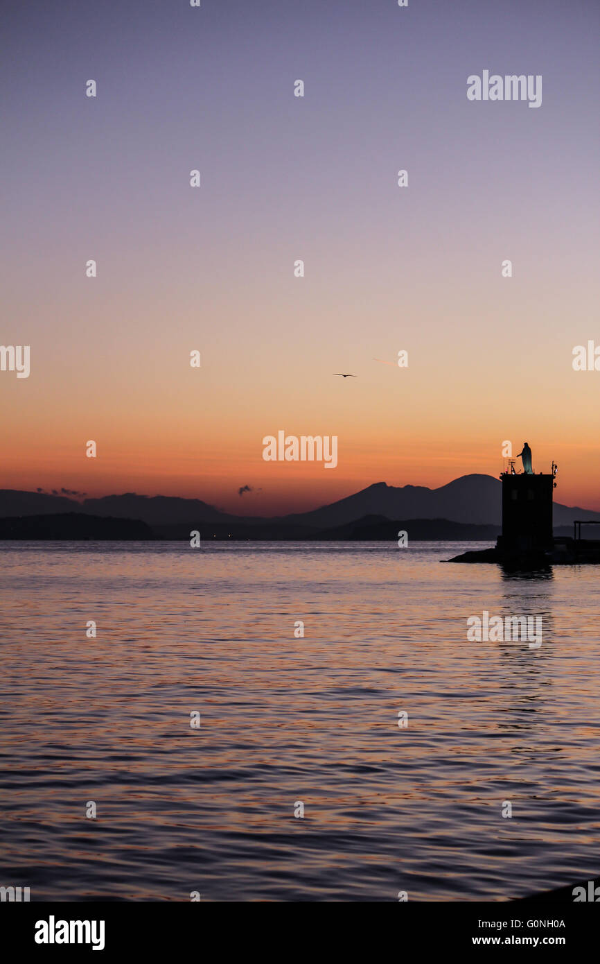 Sunrise, isola di Ischia, Italia Foto Stock