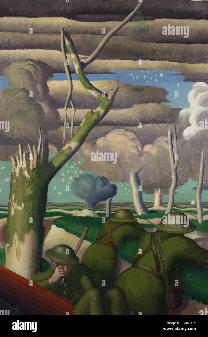 Gill, Colin U - Osservazione del fuoco Foto Stock