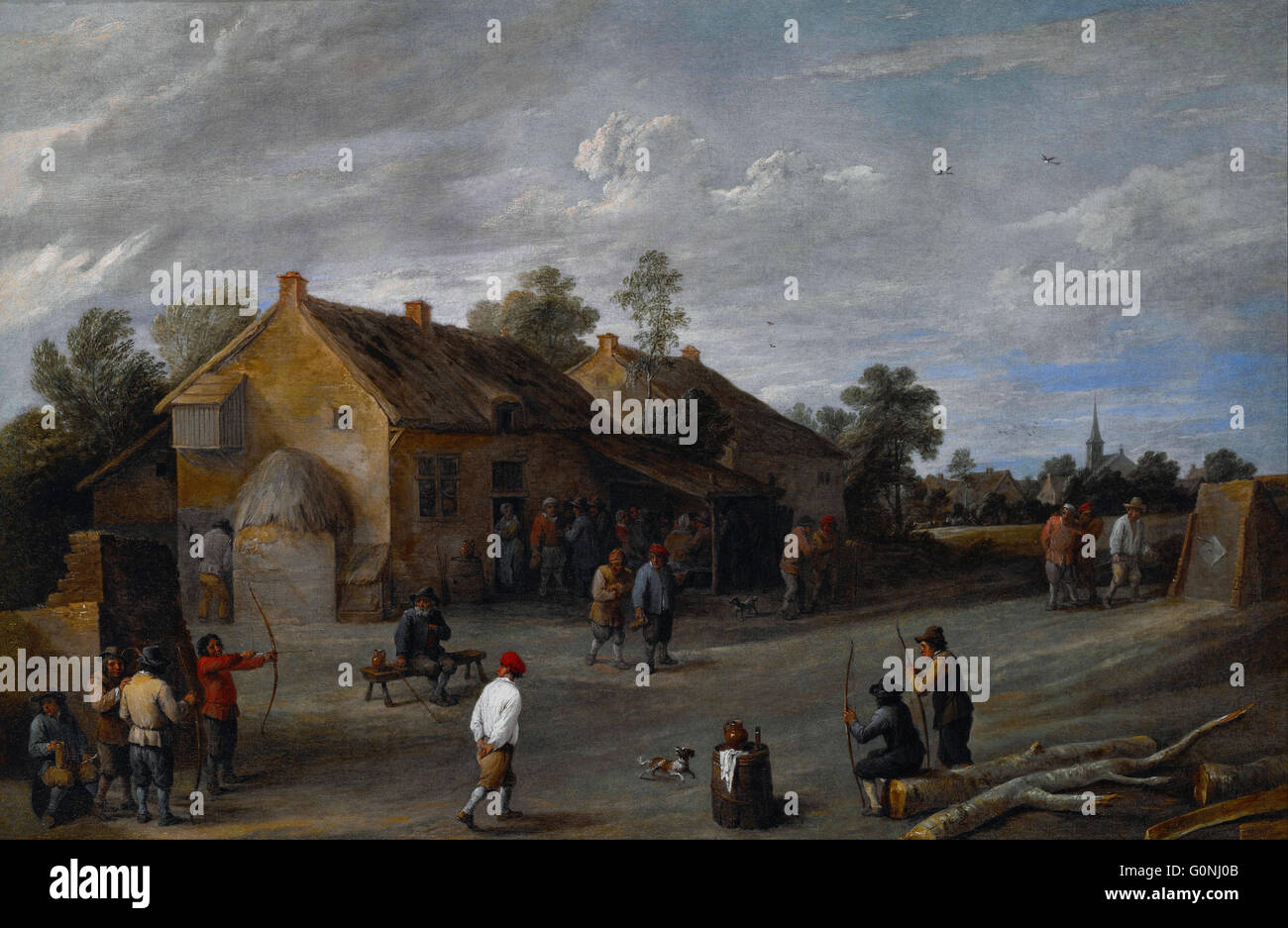 Teniers, David, Ii - Gli arcieri Foto Stock
