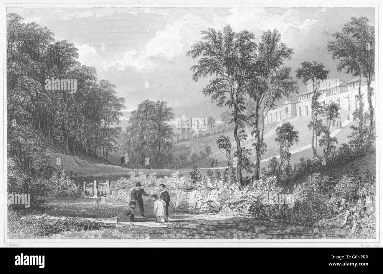 DEVON: la casa di correzione per la contea del Devon, Exeter.prigione la prigione, 1829 Foto Stock