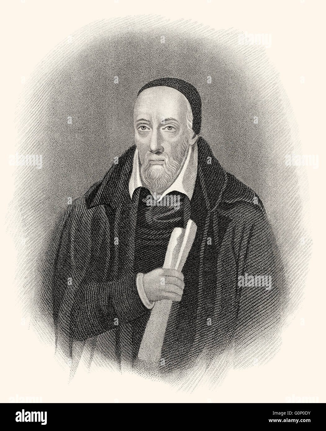 George Buchanan, 1506-1582, a Scottish historian e dotto umanista Foto Stock