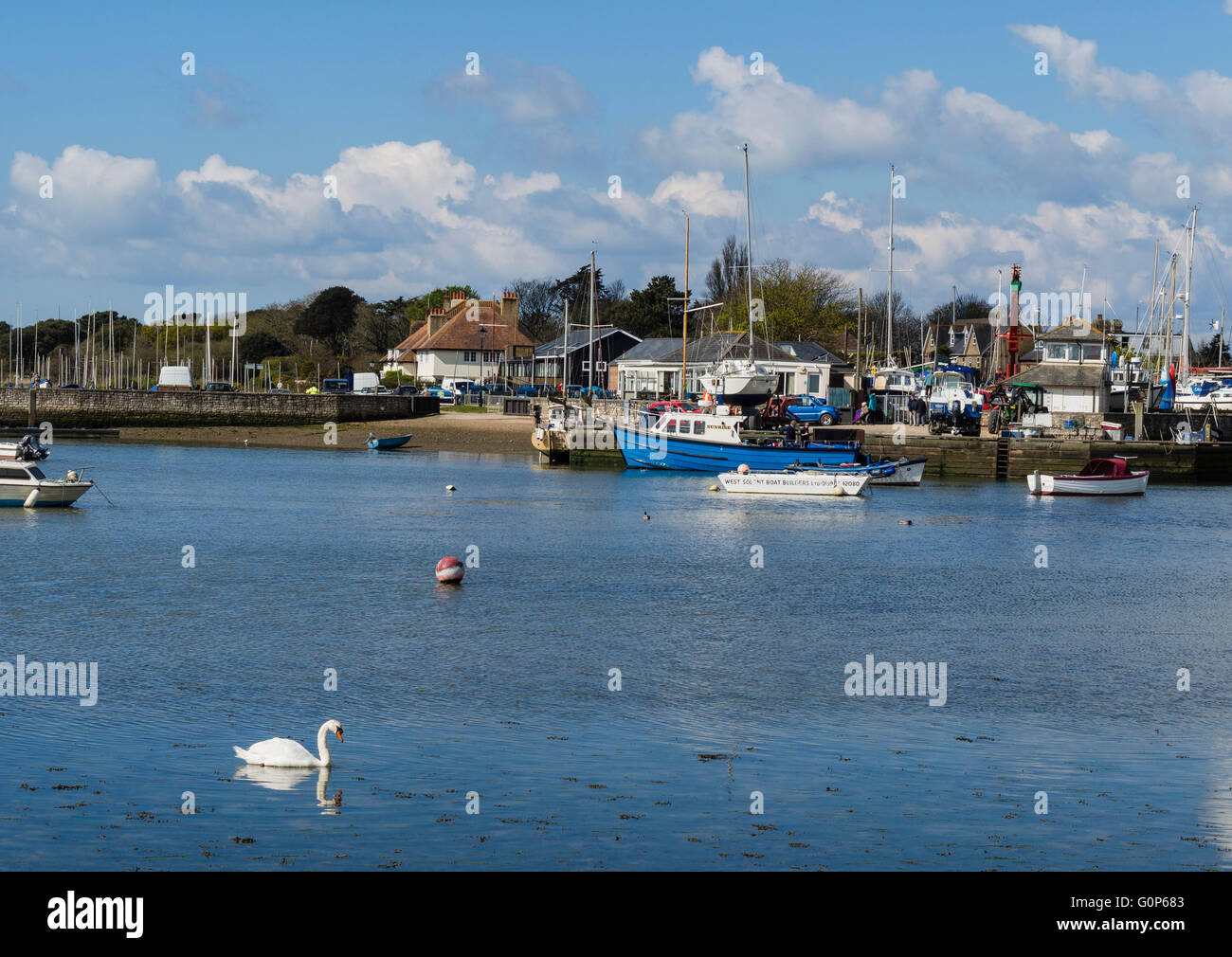 Keyhaven Harbour, Hampshire, Inghilterra, Regno Unito Foto Stock