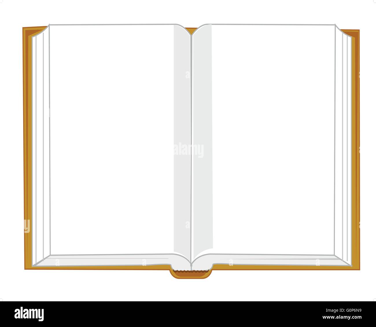 Libro di apertura Illustrazione Vettoriale