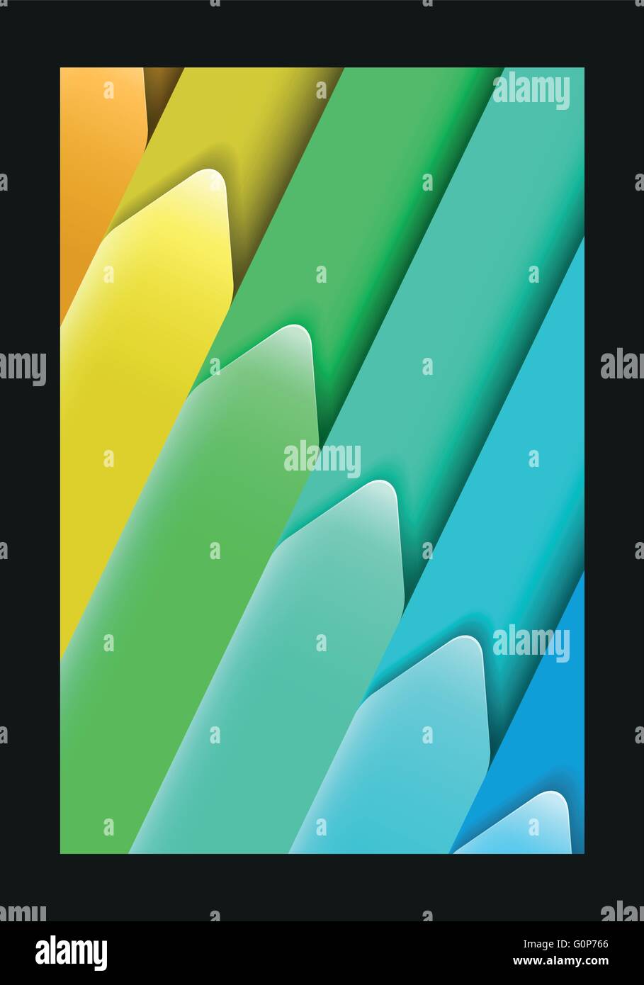 Il vettore grafico colorato sfondo. Illustrazione Vettoriale