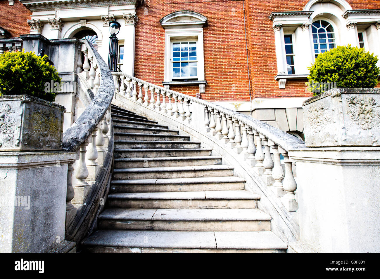 Georgian county club o Manor House scala Foto Stock