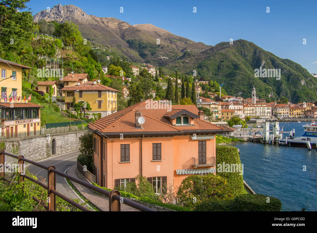 Menaggio sul Lago di Como, Como provincia, regione Lombardia, Italia. Foto Stock