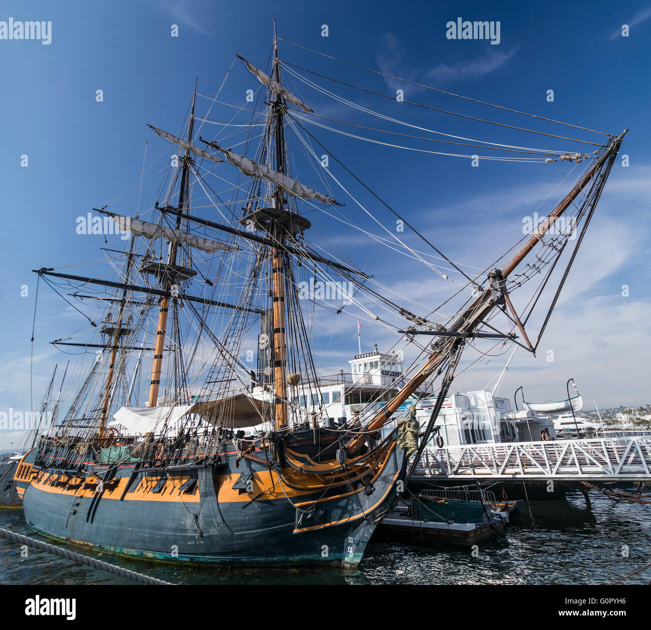 HMS sorpresa, il Museo Marittimo di San Diego Foto Stock