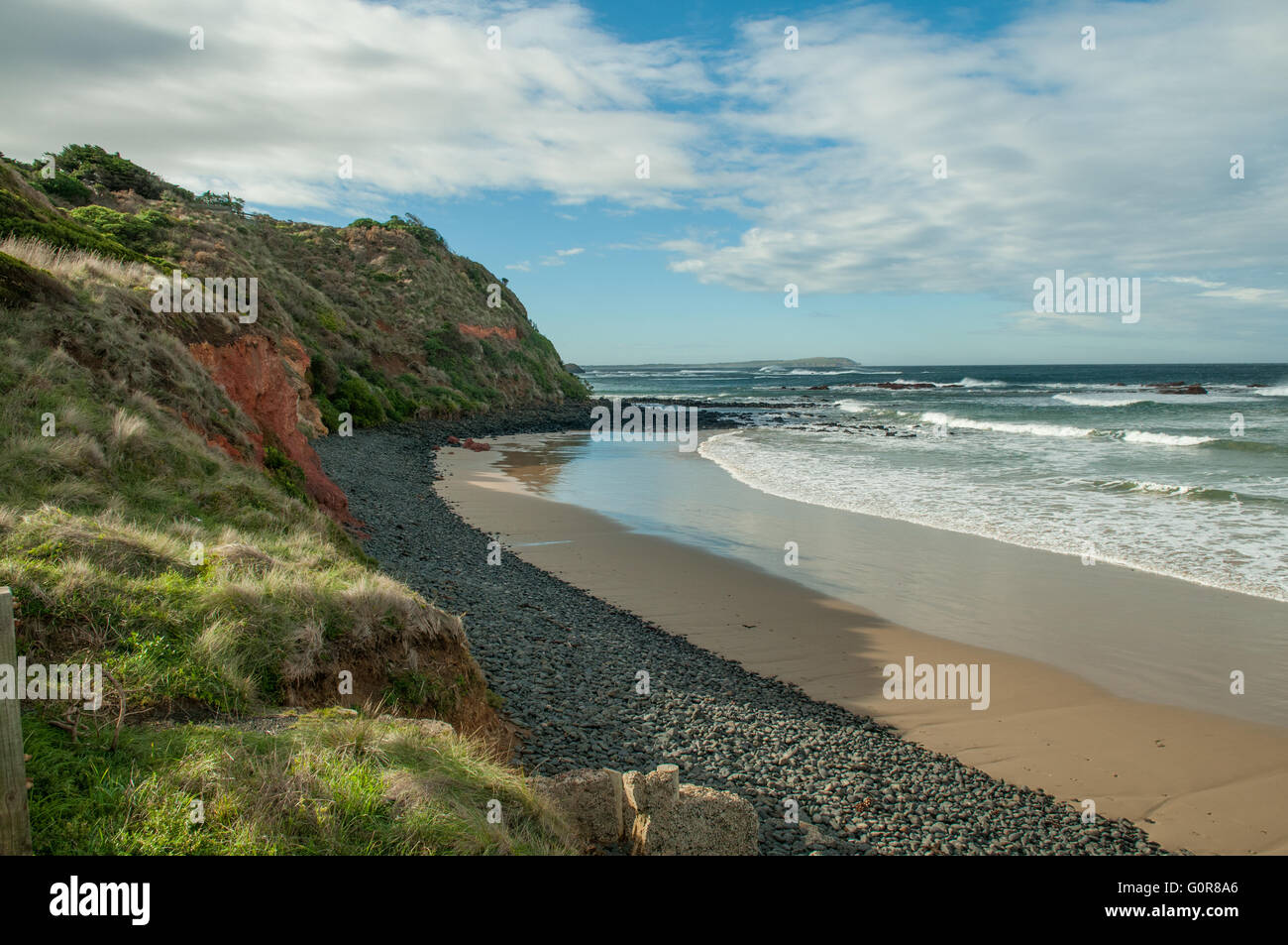 Spiaggia YCW, Phillip Island, Victoria, Australia Foto Stock