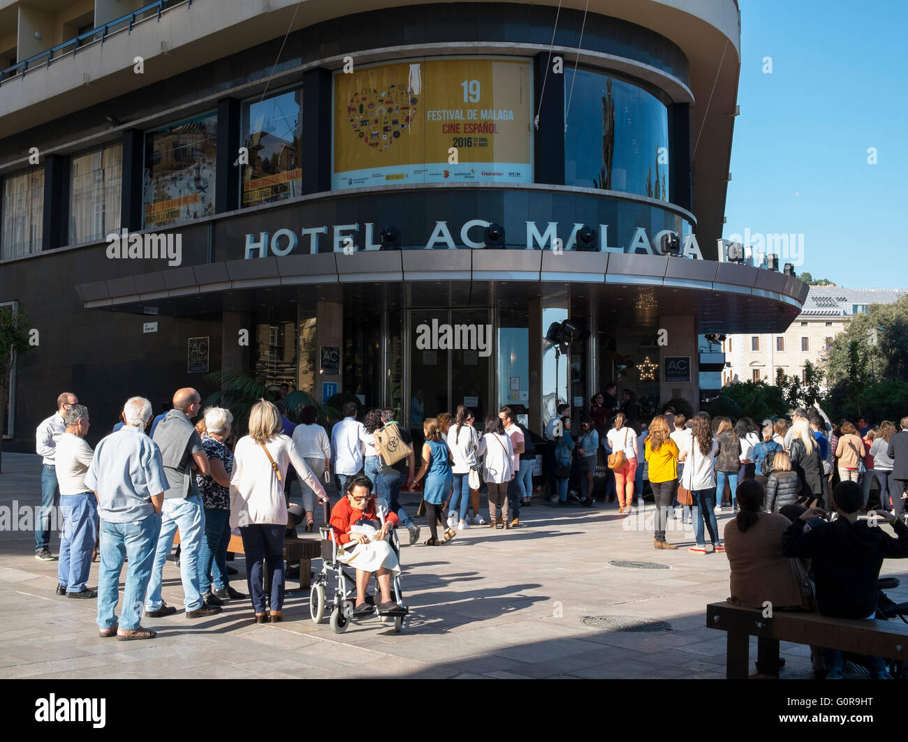Quattro stelle hotel AC Málaga palacio - Marriott. Malaga, Spagna Foto Stock