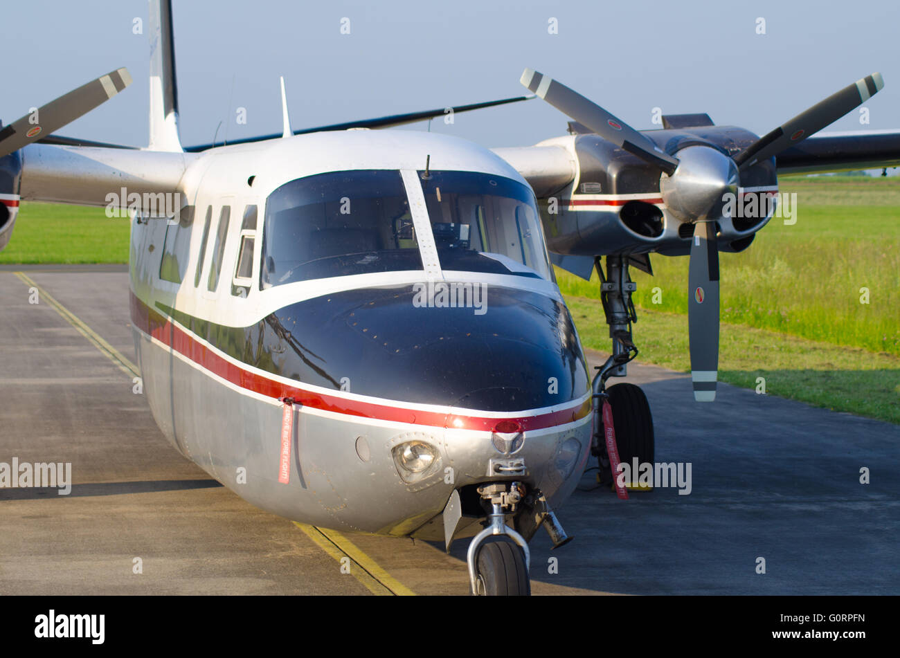 In aereo L'aeroporto Foto Stock