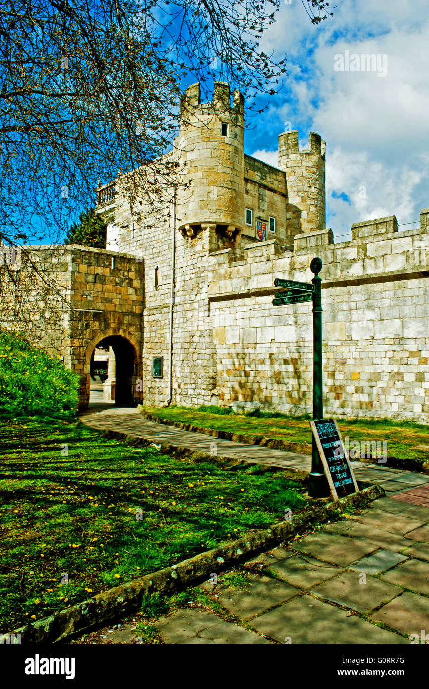 Walmgate Bar, York Foto Stock