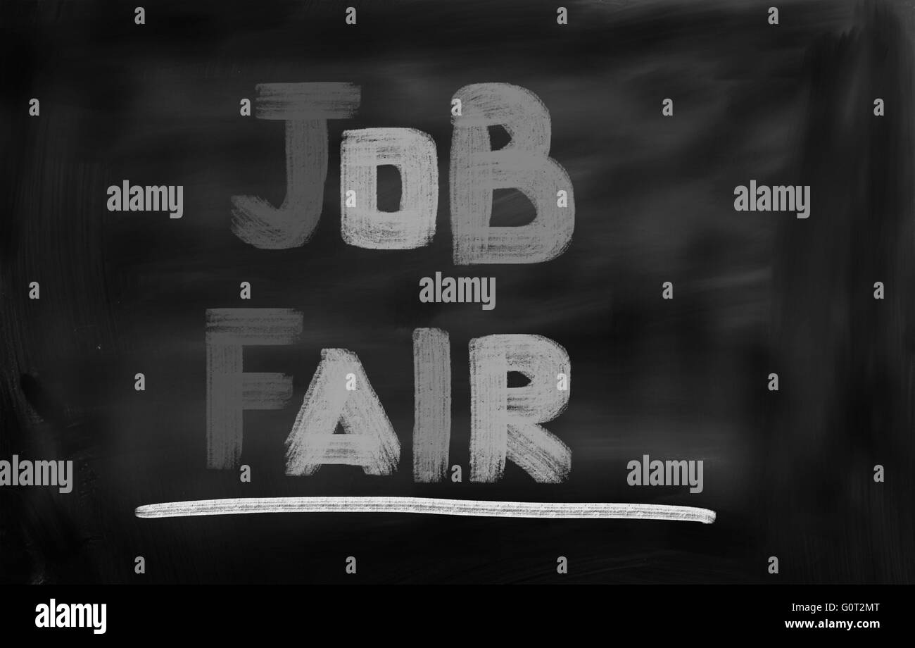 Fiera del lavoro nozione Foto Stock