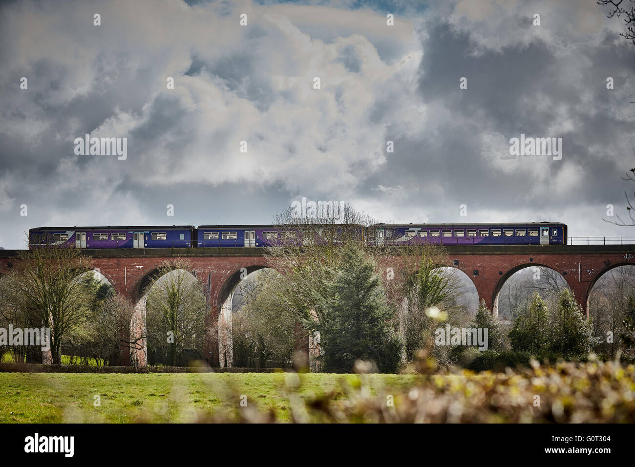 Whalley un grande villaggio in Ribble Valley sulle rive del fiume Calder nel Lancashire. Conosciuto localmente come 'Whalley archi", WHA Foto Stock