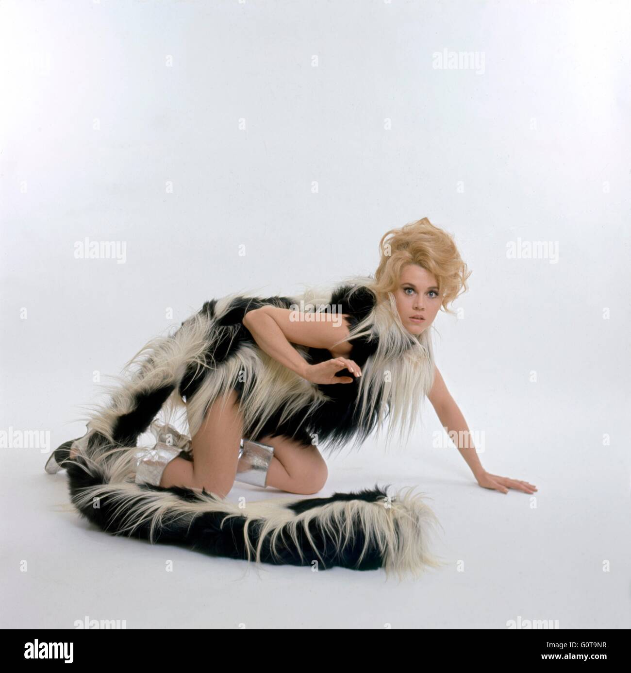 Jane Fonda / Barbarella / 1967 diretto da Roger Vadim [Paramount Pictures] Foto Stock