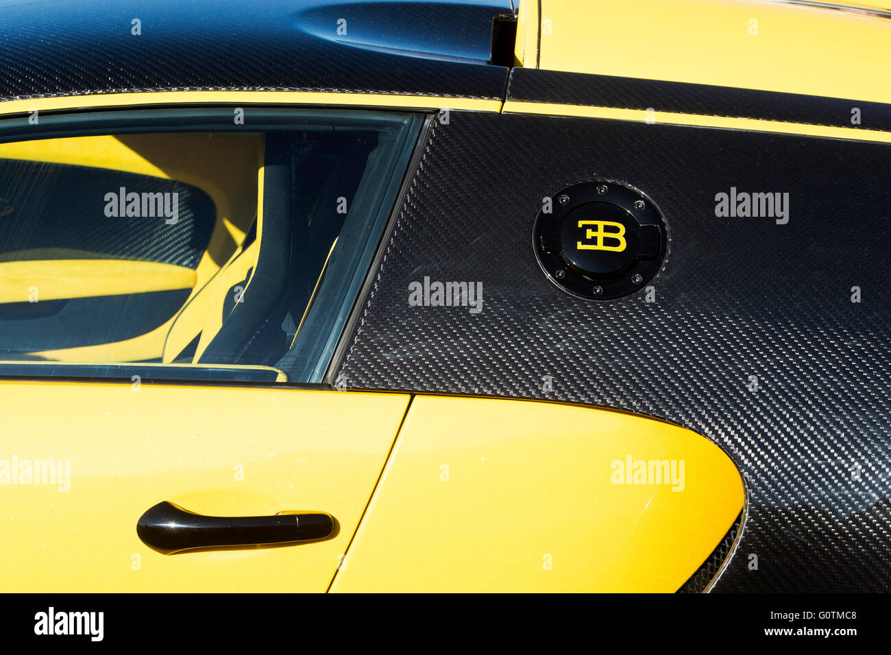 Bugatti Veyron EB Auto sportiva dettaglio Foto Stock
