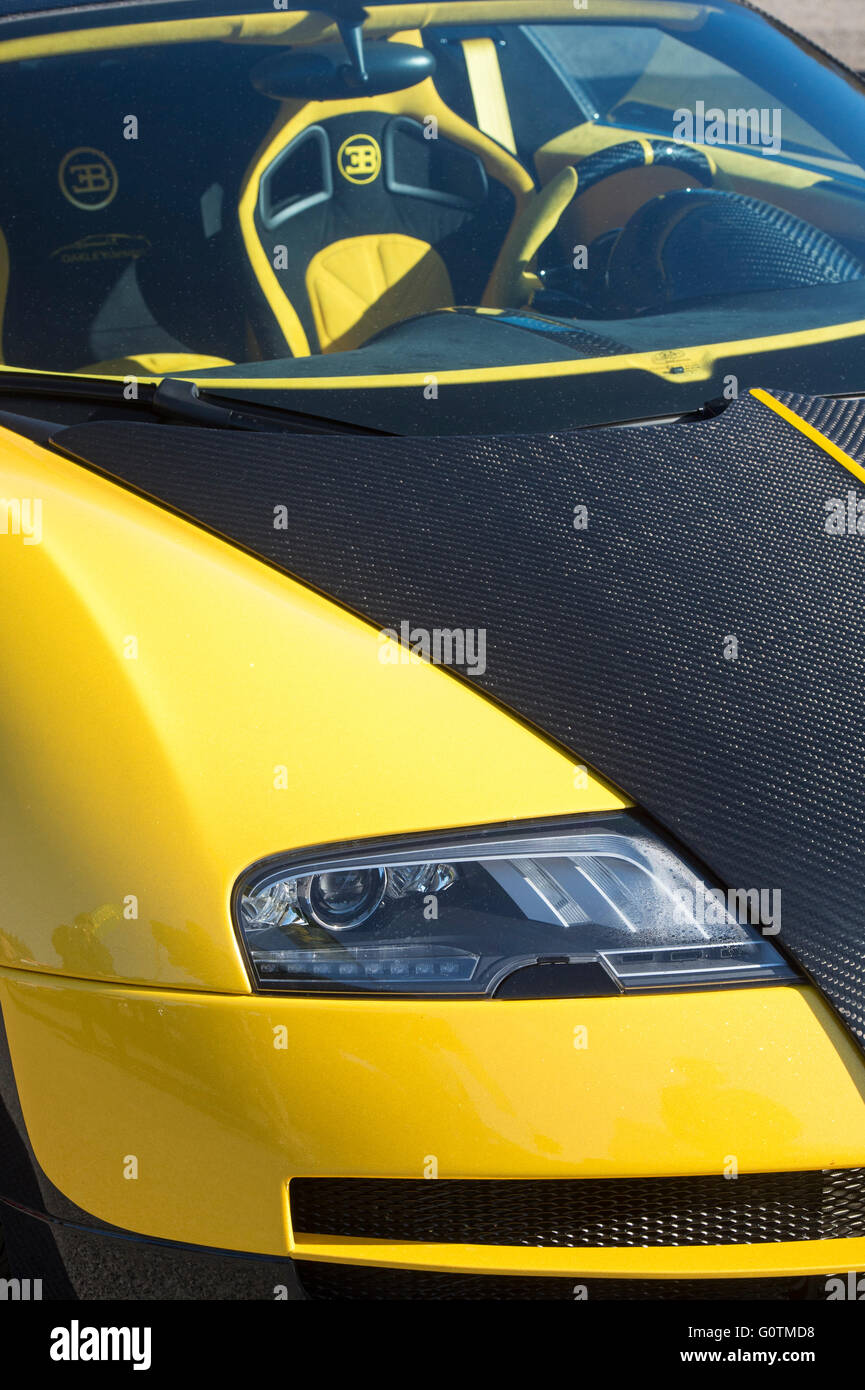 Bugatti Veyron EB Auto sportiva dettaglio Foto Stock
