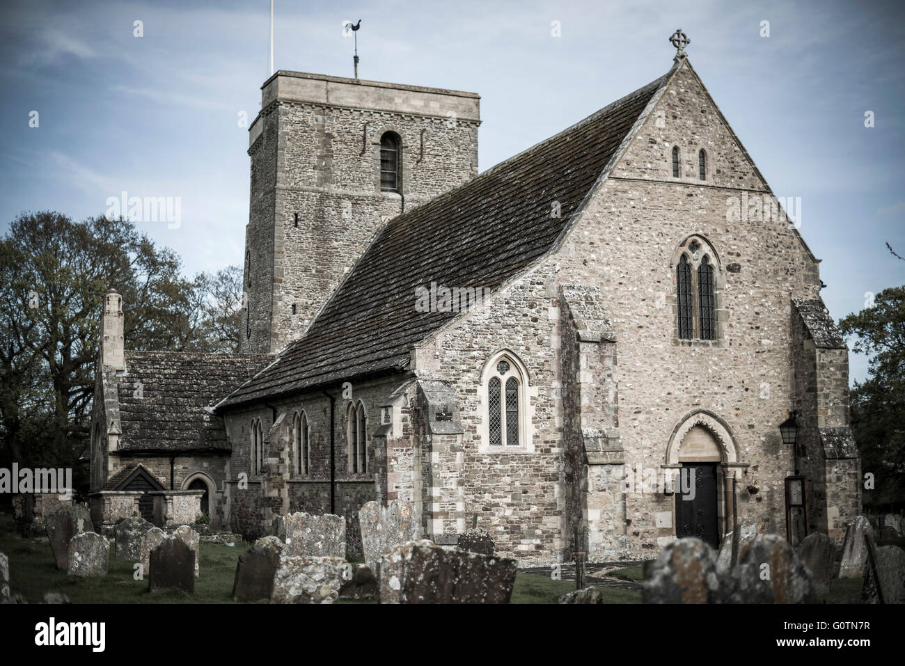 La Chiesa di Santa Maria Vergine a Shipley, West Sussex, Regno Unito Foto Stock