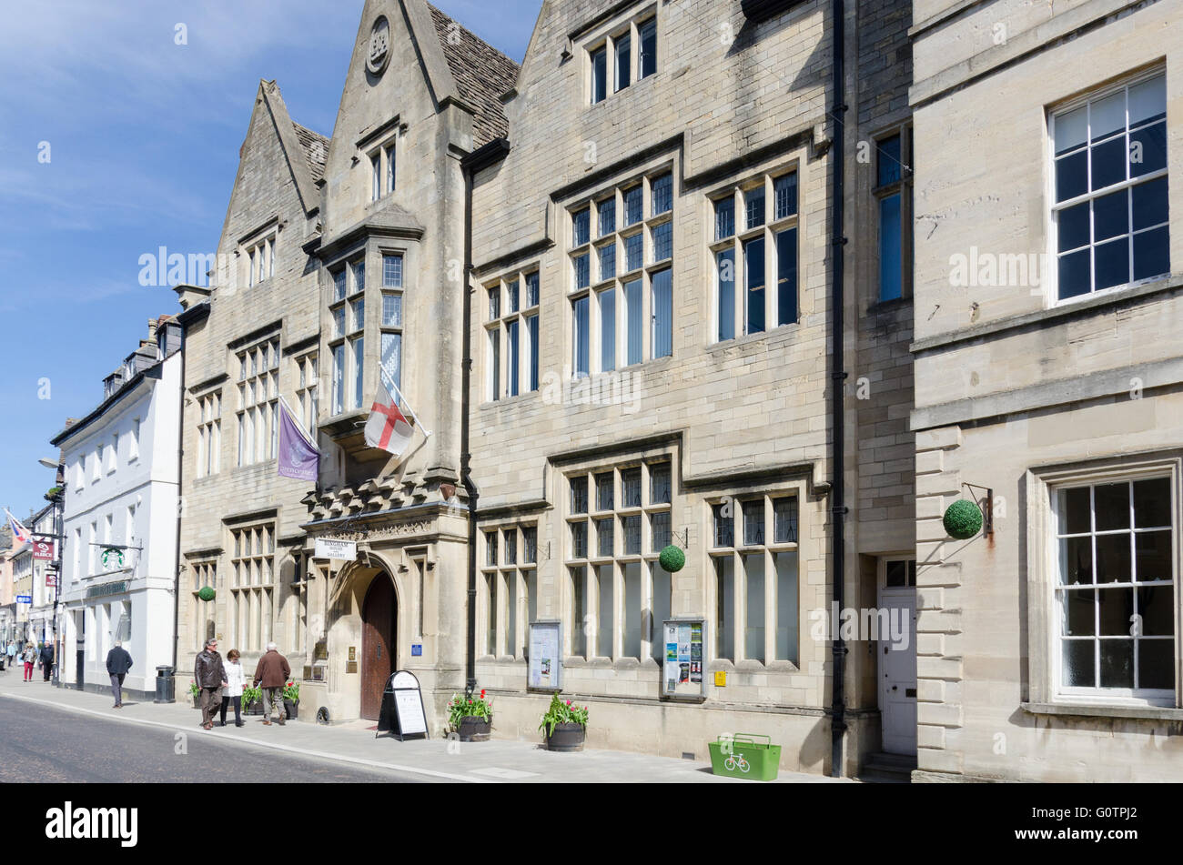 Cirencester consiglio comunale a Bingham House di Dyer Street, Cirencester Foto Stock