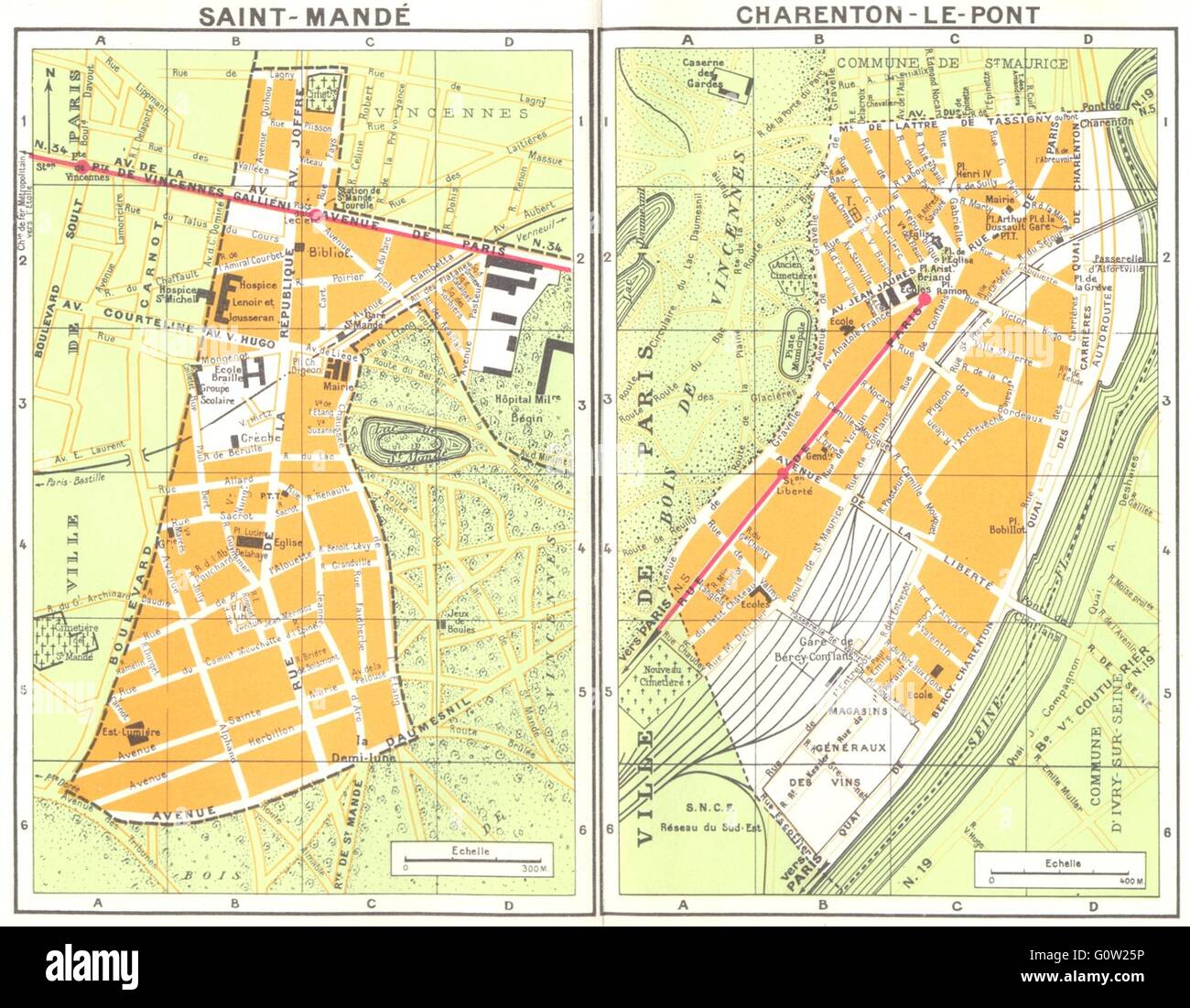 Mappa del charenton immagini e fotografie stock ad alta risoluzione Alamy