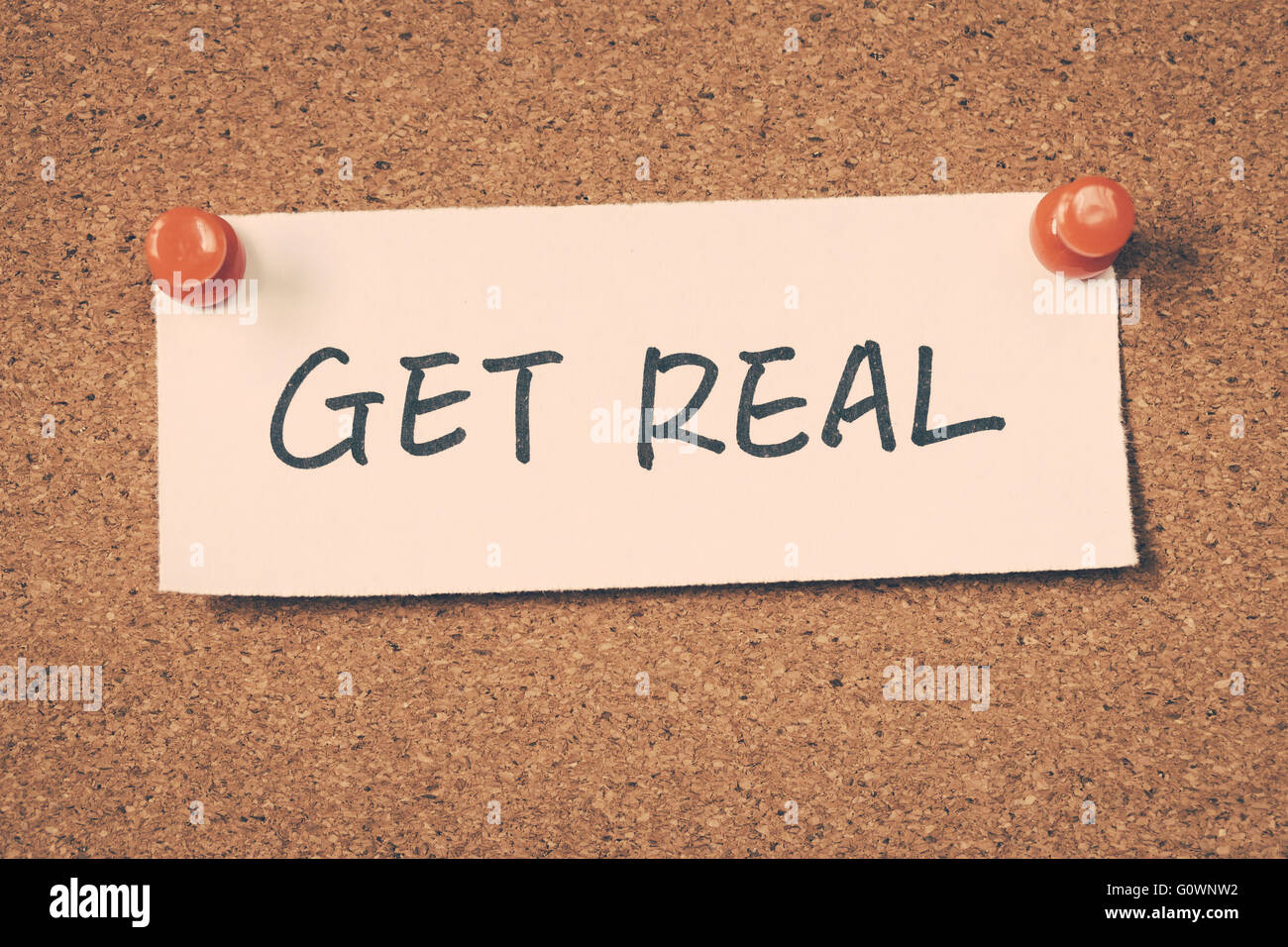 fatti reali Foto Stock