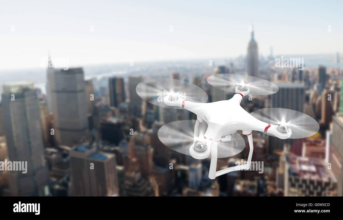 Immagine composita di immagine di un drone Foto Stock