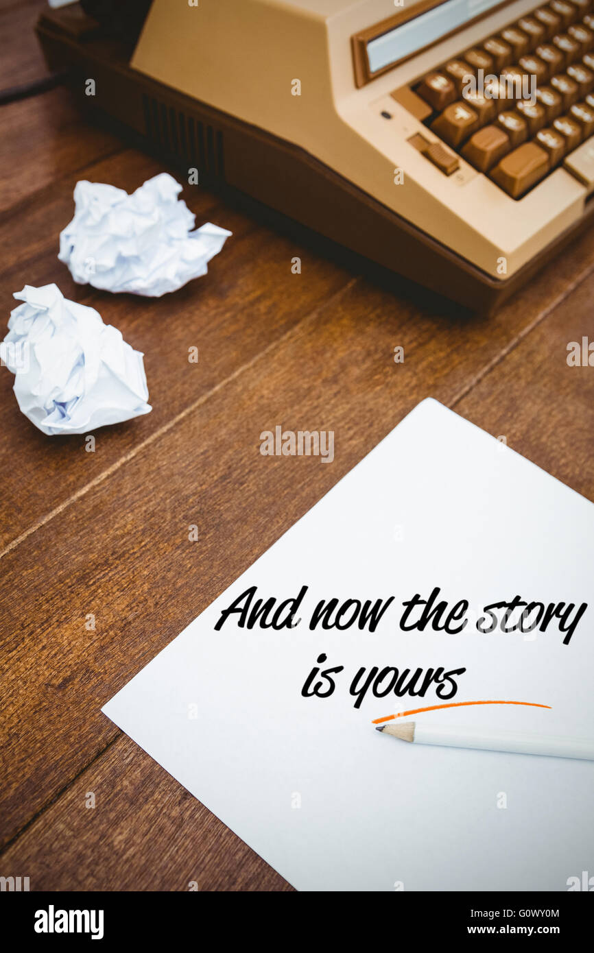 Immagine composita di una frase Foto Stock