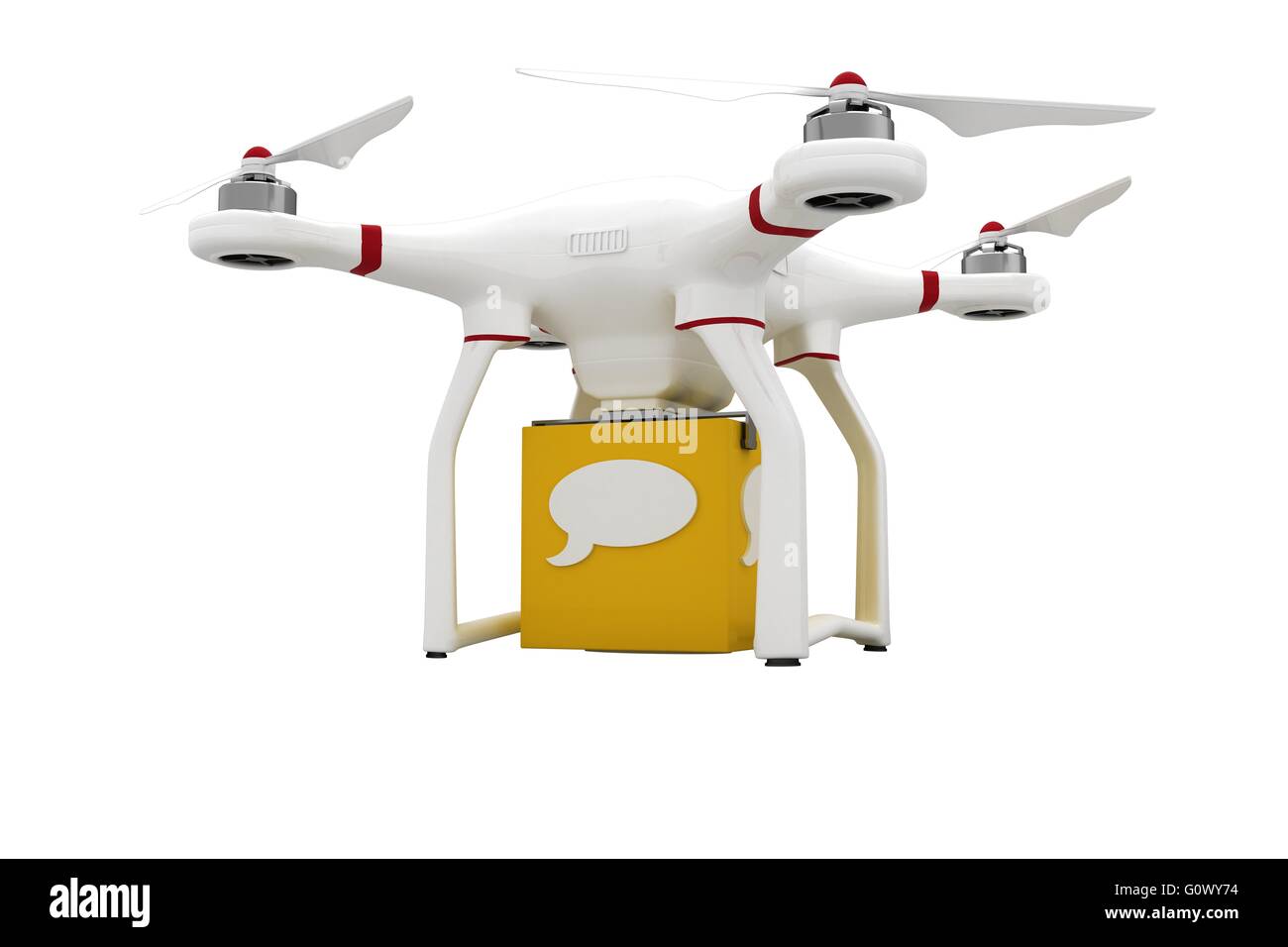 Immagine digitale di un drone Foto Stock