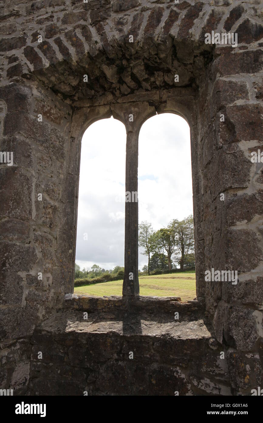 Creevelea Abbey, convento francescano, Co Leitrim megalitico, Irlanda Foto Stock