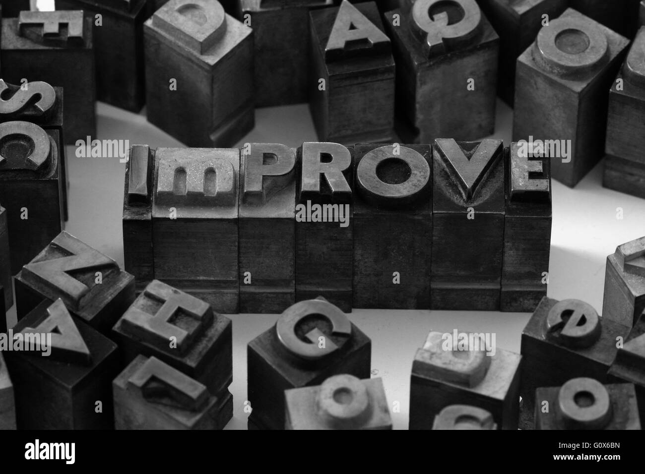 Business rilievografia word, foto concettuale Foto Stock