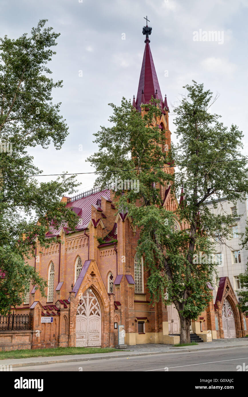 Chiesa di Irkutsk, Russia Foto Stock