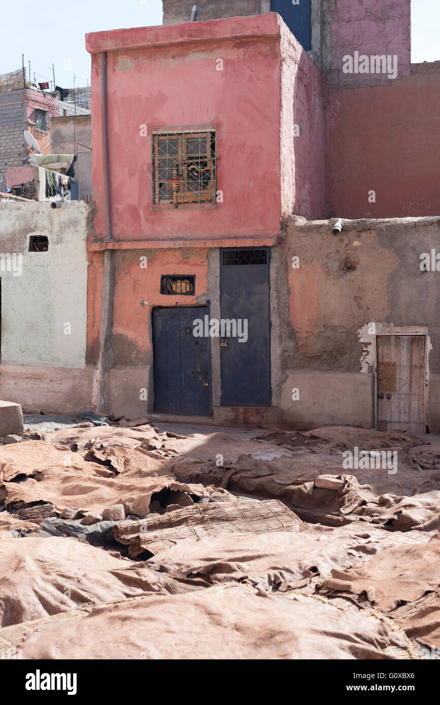 Scena di strada, Marrakech, Marocco Foto Stock