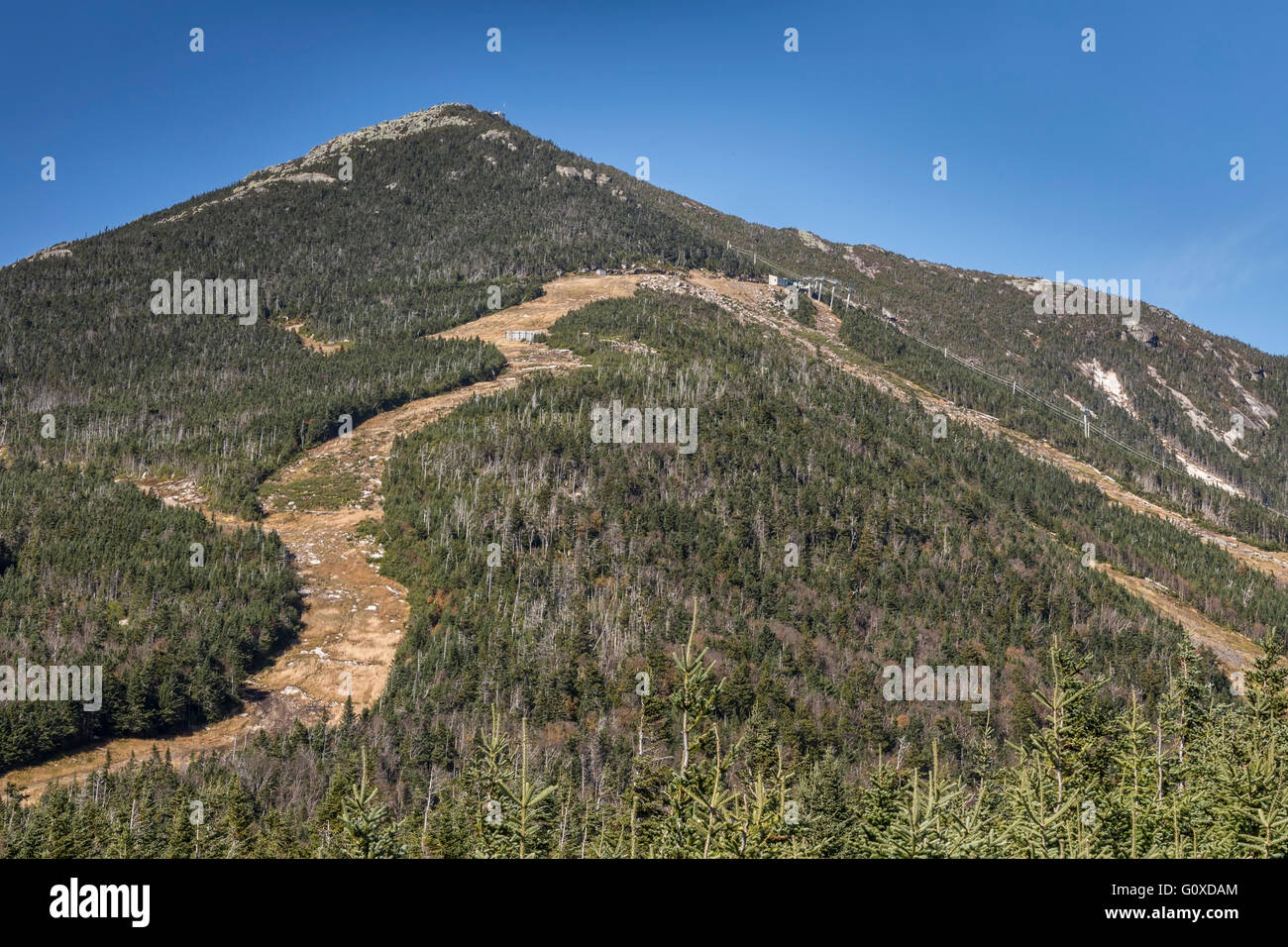 Montagne Adirondack in Upstate New York durante la stagione autunnale Foto Stock