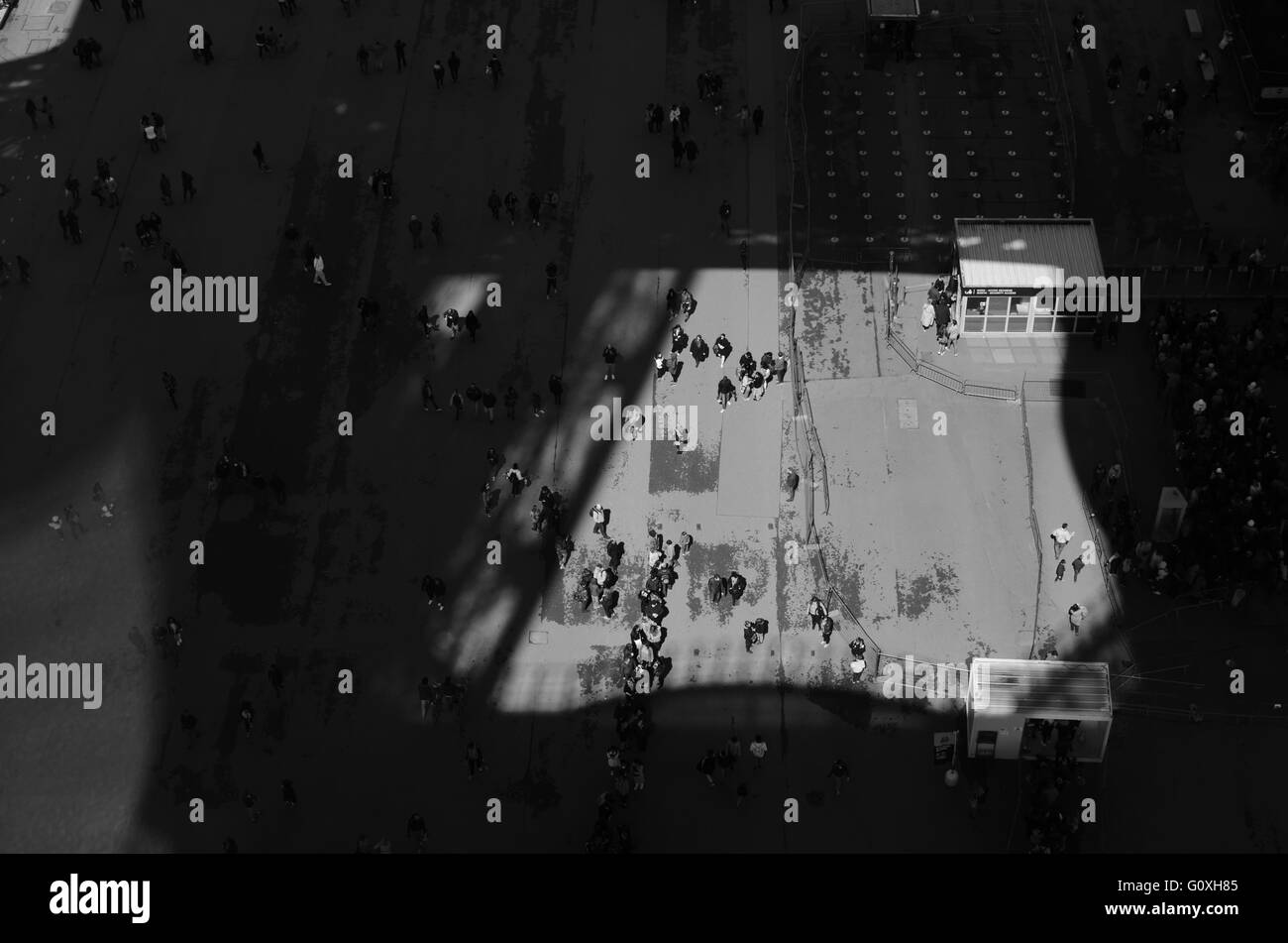 Vista aerea dalla Torre Eiffel - Paris Francia Foto Stock