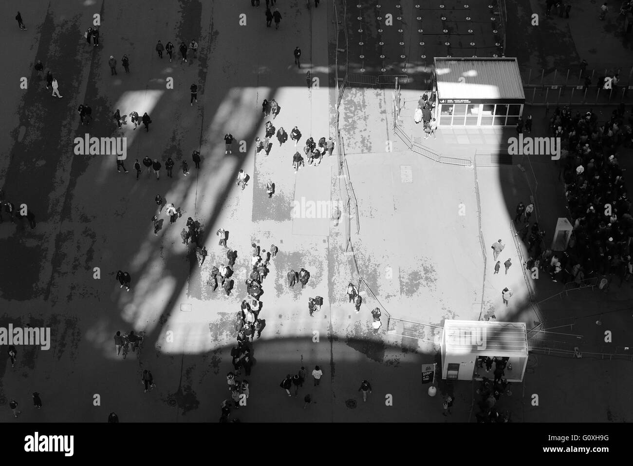 Vista aerea dalla Torre Eiffel - Paris Francia Foto Stock