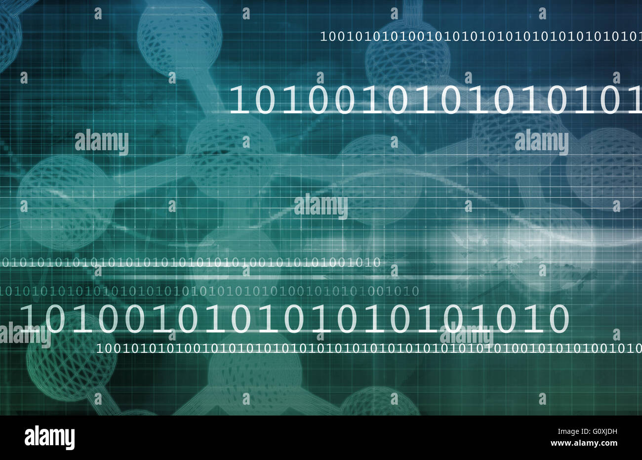 Formula chimica con composizione di molecola come arte Foto Stock
