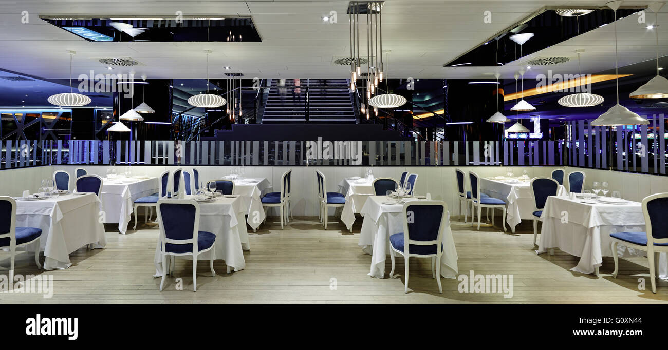 Casinò di Barcellona, il ristorante. Foto Stock