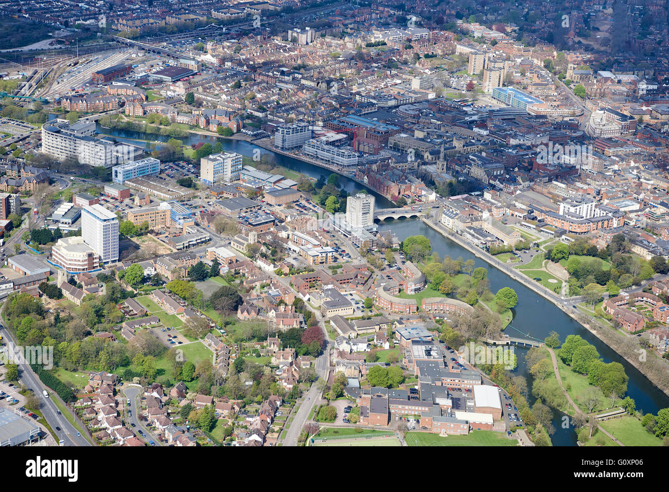 Bedford Town Center, Bedfordshire, Sud Est Inghilterra Foto Stock