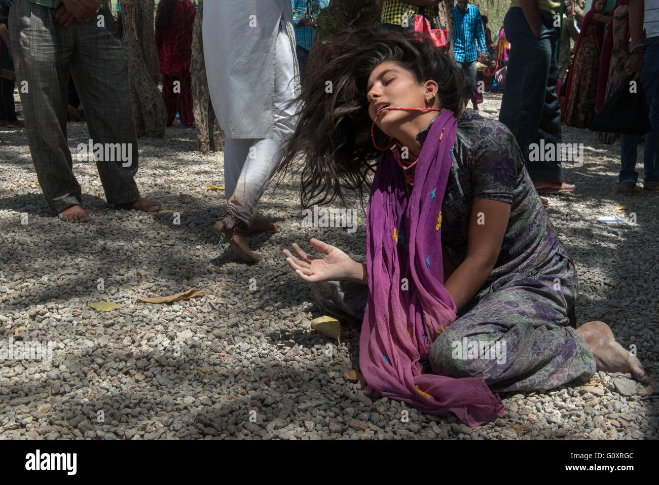Hussain Tekri, Ossessa presso il Santuario Foto Stock