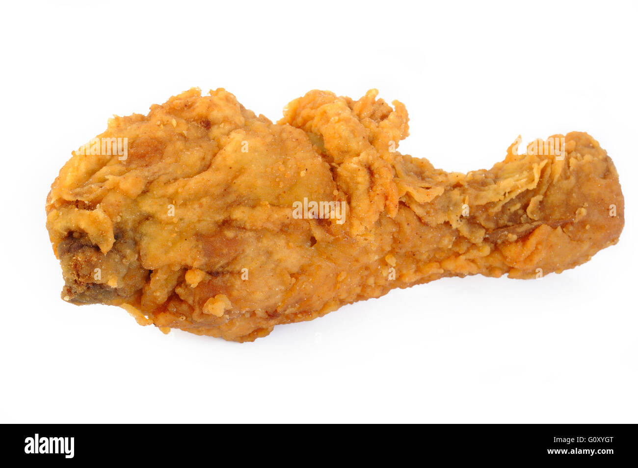 Fried Chicken isolato sfondo bianco Foto Stock
