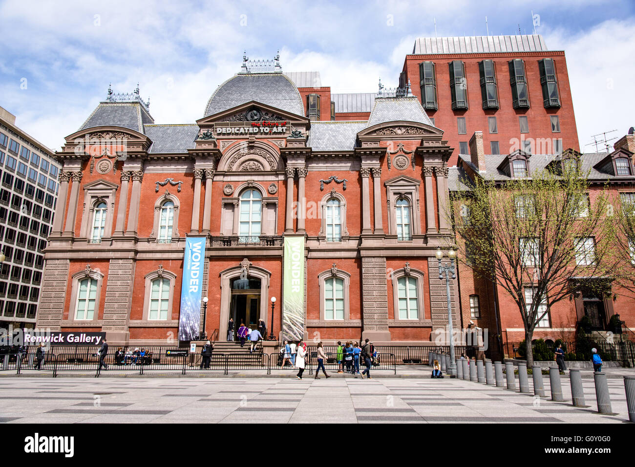 Renwick Gallery, lo Smithsonian American Art Museum, 1661 Pennsylvania Avenue, Washington DC Foto Stock