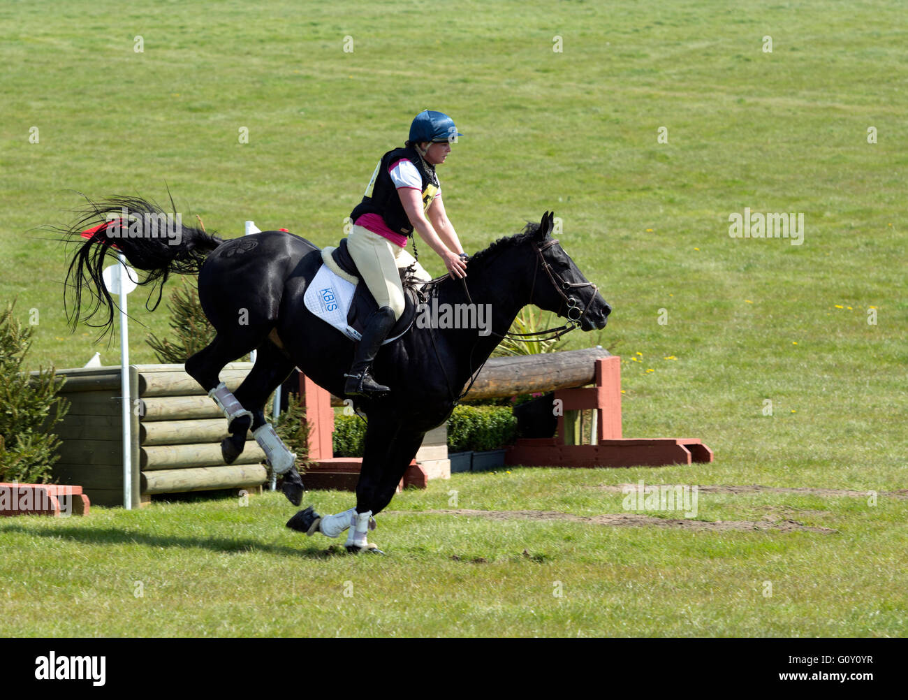 British Eventing Horse Trials, Moreton Morrell, Warwickshire, Regno Unito Foto Stock