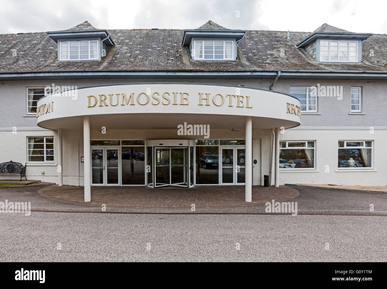 Ingresso per Drumossie Hotel a Inverness Scozia Scotland Foto Stock