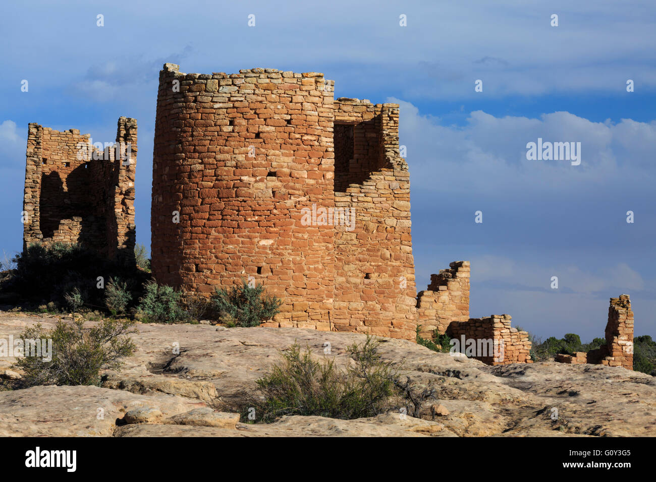 Hovenweep castello a Hovenweep National Monument, Utah Foto Stock