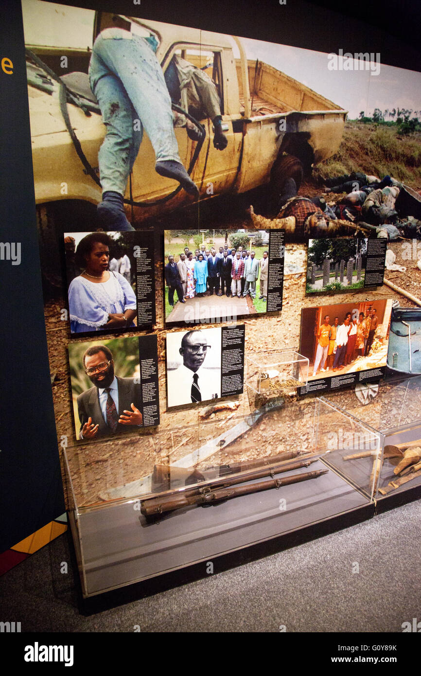 Fotografia di © Jamie Callister. Il genocidio ruandese Memorial Museum, Kigali, Ruanda, Africa centrale, 7 marzo 2016 Foto Stock