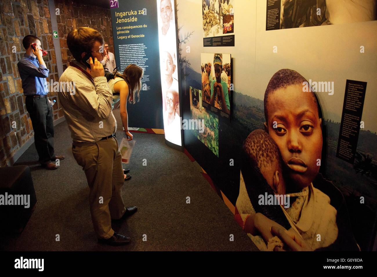 Fotografia di © Jamie Callister. Il genocidio ruandese Memorial Museum, Kigali, Ruanda, Africa centrale, 7 marzo 2016 Foto Stock